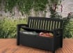 PATIO BENCH PANCHINA CASSAPANCA DA ESTERNO IN RESINA  227 LT 132 X 63 XH89.7 CM