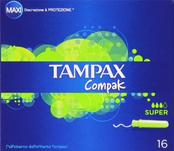 TAMPAX COMPAK SUPER IN CONFEZIONE DA 16 PEZZI 