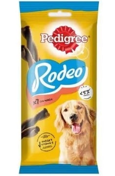 PEDIGREE RODEO 7 BASTONCINI SNACK PER CANE CON MANZO 123 GR