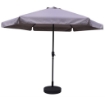 MAURY'S OMBRELLONE DA GIARDINO TONDO IN COLORE GRIGIO 3 METRI