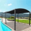 GAZEBO ALLUNGABILE TUCSON 3 X 3/6 MT CON STRUTTURA IN ACCIAIO