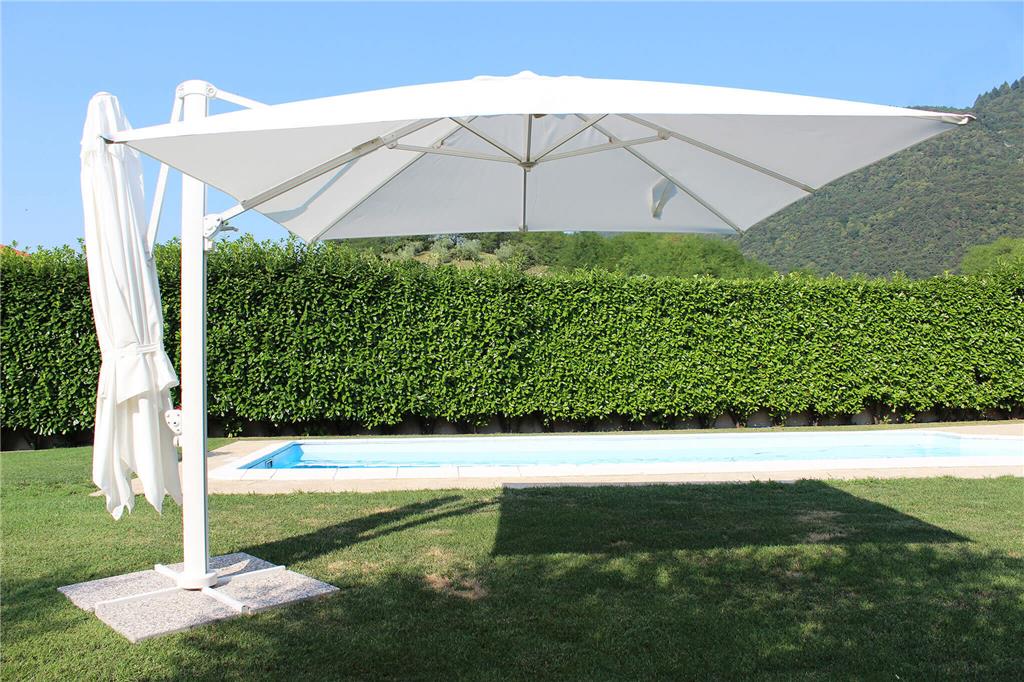 Il numero 1 del risparmio-OMBRELLONE SATURNO CON TELO BIANCO 3 X 3 MT