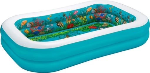 BESTWAY PISCINETTA AVVENTURA MARINA GONFIABILE 3D 262X175X51CM