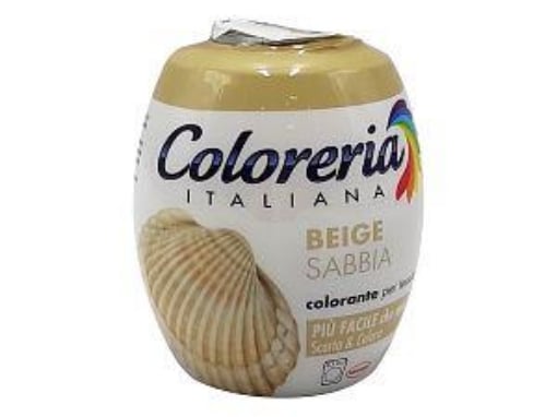 Il numero 1 del risparmio-COLORERIA ITALIANA COLORANTE PER TESSUTI DA 350  GR COLORE BEIGE SABBIA