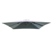 TELO DARWIN PER OMBRELLONE 3 X 3 IN COLORE GRIGIO