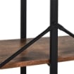 Il numero 1 del risparmio-SCAFFALE STILE INDUSTRIAL 3 LIVELLI STRUTTURA IN  ACCIAIO 120 X 30 X 76 CM