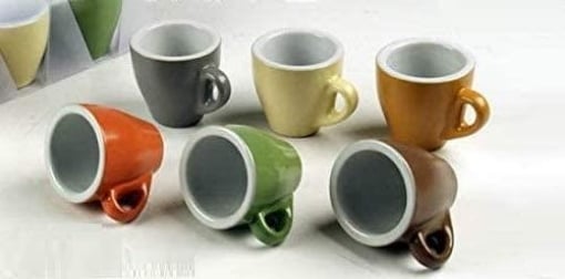 Acquista Set di 12 tazze da caffè colorate