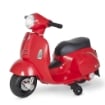 VESPA ELETTRICA PER BAMBINI CON BATTERIA 6V FARI E CLACSON 18-36 MESI ROSSA