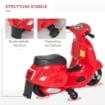 VESPA ELETTRICA PER BAMBINI CON BATTERIA 6V FARI E CLACSON 18-36 MESI ROSSA