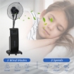 VENTILATORE NEBULIZZATORE A 3 VELOCITÀ E 3 FUNZIONI CON TELECOMANDO 90 W