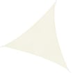 TENDA DA SOLE A VELA OMBREGGIANTE TRIANGOLARE 3 X 3 X 3 MT COLORE CREMA