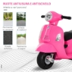 MOTO ELETTRICA VESPA PER BAMBINI 18-36 MESI ROSA