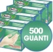 500 MAURY'S GUANTI IN LATTICE TALCATI TAGLIA L 5X100PZ