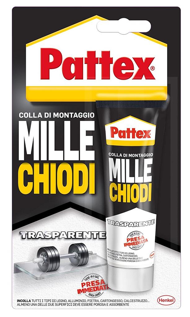 Sterling PNAIL1: 1000 Chiodi Trasparenti In Pratica Confezione! Assortiti Per Ogni Occasione