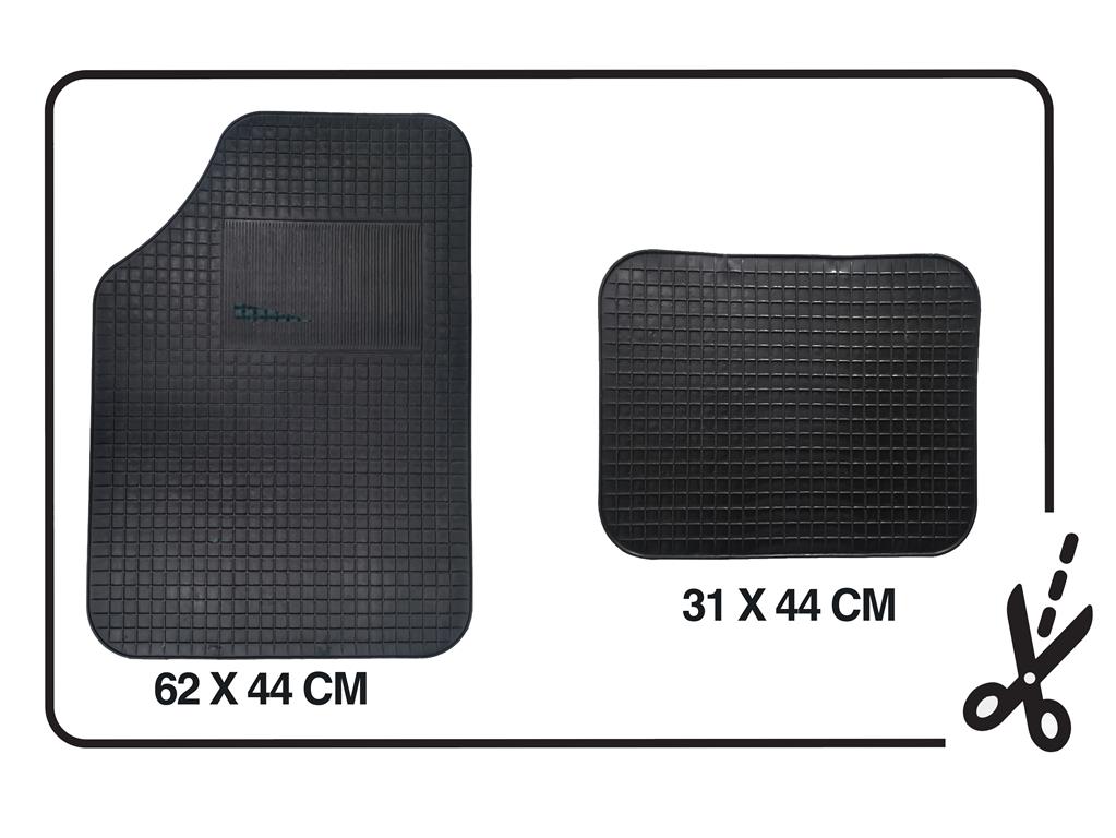 Pool Line 964N1,5021 Set Tappeti Da Auto, Nero