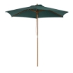  OMBRELLONE DA GIARDINOIN LEGNO E POLIESTERE 2.5 X 2.3 M VERDE