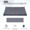 TENDA DA SOLE A BRACCI CON MANOVELLA 300 X 150 CM COLORE GRIGIO