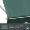 TENDA DA SOLE A CADUTA CON RULLO AVVOLGIBILE  180 × 70 CM COLORE VERDE