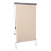 TENDA DA SOLE AVVOLGIBILE CON INSTALLAZIONE A MURO 120 X 200 CM BEIGE