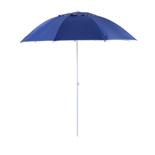 OMBRELLONE DA SPIAGGIA TONDO A TENDA 2 IN 1 210 X H222 CM COLORE BLU