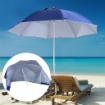 OMBRELLONE DA SPIAGGIA TONDO A TENDA 2 IN 1 210 X H222 CM COLORE BLU