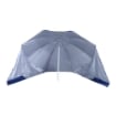 OMBRELLONE DA SPIAGGIA TONDO A TENDA 2 IN 1 210 X H222 CM COLORE BLU