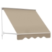 TENDA DA SOLE AVVOLGIBILE A CADUTA 180 X 70 CM COLORE BEIGE