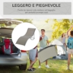 SET 2 SDRAIO DA GIARDINO PIEGHEVOLI 61 X 165 X 63 CM COLORE CACHI