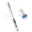 ASPIRAPOLVERE PER PISCINA CORDLESS CON ASTA A 3 LIVELLI,Ø6X106-162 CM 