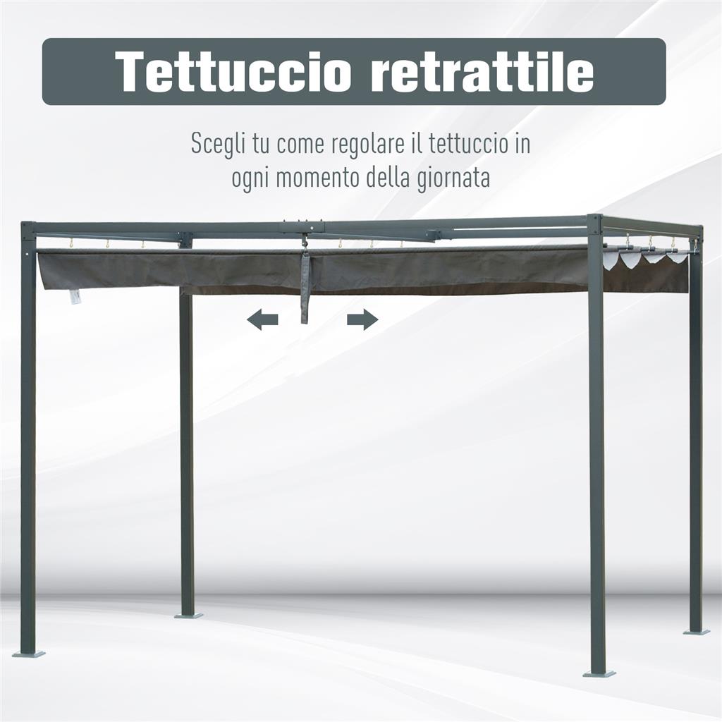 Relaxdays Tenda Parasole per Esterni Quadrata, in Tessuto PES , Anti UV