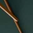  OMBRELLONE IMPERMEABILE IN LEGNO 2 X 3 X 2,5 M VERDE