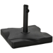 BASE PER OMBRELLONE IN PLASTICA DA 20KG PER PALI DA 30-35-38MM COLORE NERO