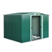 CASETTA DA GIARDINO IN LAMIERA D’ACCIAIO 246 X 192.5 X 177.5CM VERDE