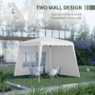 GAZEBO PIEGHEVOLE AD ALTEZZA REGOLABILE IN ACCIAIO E TESSUTO OXFORD 240X240X250 CM