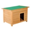 CUCCIA PER CANI IMPERMEABILE DA ESTERNO IN LEGNO DI ABETE 85X58X58CM