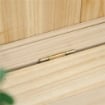PANCHINA CONTENITORE IN LEGNO DA GIARDINO CON SCHIENALE 115X45X75 CM
