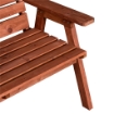 PANCHINA IN LEGNO DI ABETE DA GIARDINO BIPOSTO CONVERTIBILE 160X70X85 CM