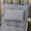 Set di 2 cuscini per schienale basso, cuscino idrorepellente per sedie da  giardino, terra, 97 x 49 cm - PEARL