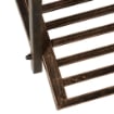 PONTICELLO DA GIARDINO CON ELEMENTI FLOREALI IN METALLO 99 X 68 X 53CM NERO