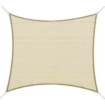 VELA DA GIARDINO RETTANGOLARE 300 X 400 CM IN COLORE CREMA