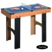 TAVOLO MULTIGIOCO 4IN1 CON CALCIO BALILLA HOCKEY DA TAVOLO PING PONG E BILIARDO