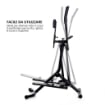 ELLITTICA AIR WALKER CROSS TRAINER PER FITNESS  CON DISPLAY NERO