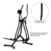 ELLITTICA AIR WALKER CROSS TRAINER PER FITNESS  CON DISPLAY NERO