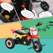 TRICICLO A PEDALI PER BAMBINI ETÀ 18 - 36 MESI ROSSO