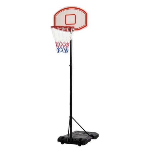 CANESTRO BASKET ALTEZZA REGOLABILE 5 LIVELLI 175 - 215 CM NERO