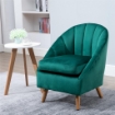 POLTRONCINA CON RIVESTIMENTO IN VELLUTO VERDE