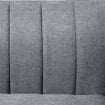 DIVANO LETTO A 2 POSTI CON SCHIENALE RECLINABILE IN TESSUTO 173X75X73 CM GRIGIO