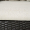 DIVANO DA GIARDINO A 2 POSTI IN RATTAN PE 132X70X74CM MARRONE