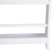 LIBRERIA SCAFFALE DA PARETE 4 MENSOLE 59 X 12 X 113 CM IN LEGNO BIANCO