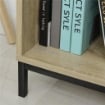 LIBRERIA DA PARETE CON ANTE E CASSETTI IN LEGNO 60 X 30 X 150 CM